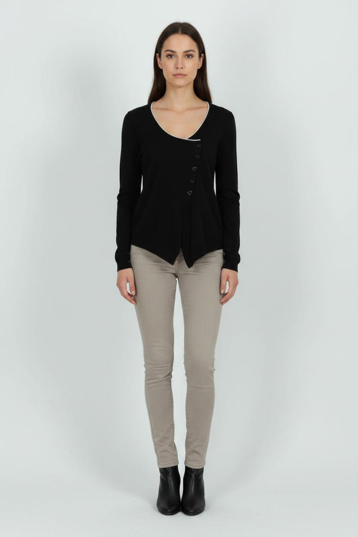 Cardigan Noir - Taille S/36 de la marque Claudie Pierlot | PARAD85630 - Vendu par Paradigme - Image 1