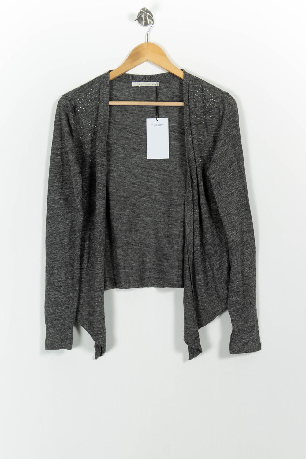 Cardigan Gris - Taille M/38 de la marque IKKS | PARAD85632 - Vendu par Paradigme - Image 2