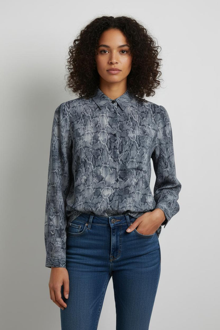 Chemise Bleu et Gris - Taille S/36 de la marque ZAPA | PARAD85635 - Vendu par Paradigme - Image 1