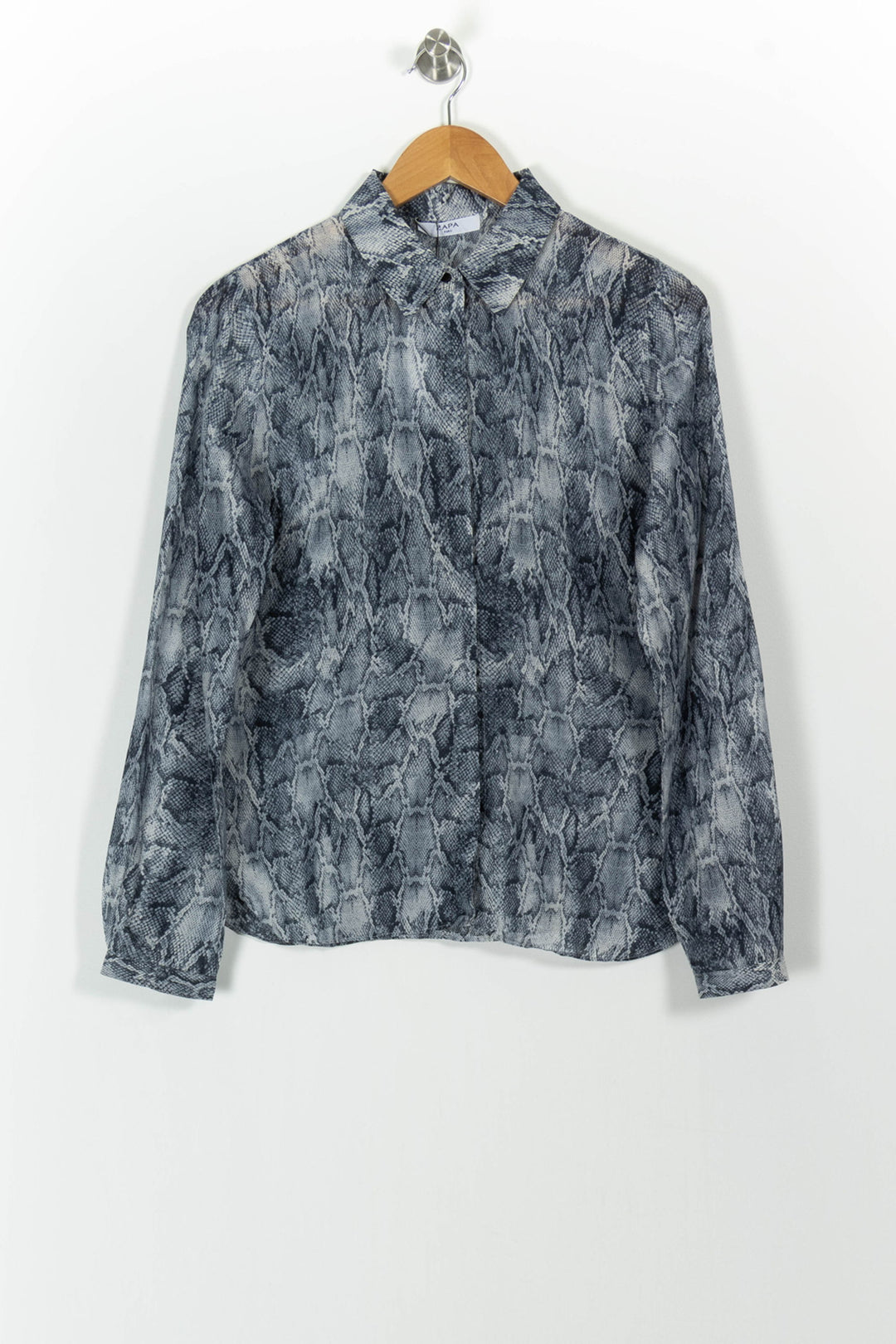 Chemise Bleu et Gris - Taille S/36 de la marque ZAPA | PARAD85635 - Vendu par Paradigme - Image 2