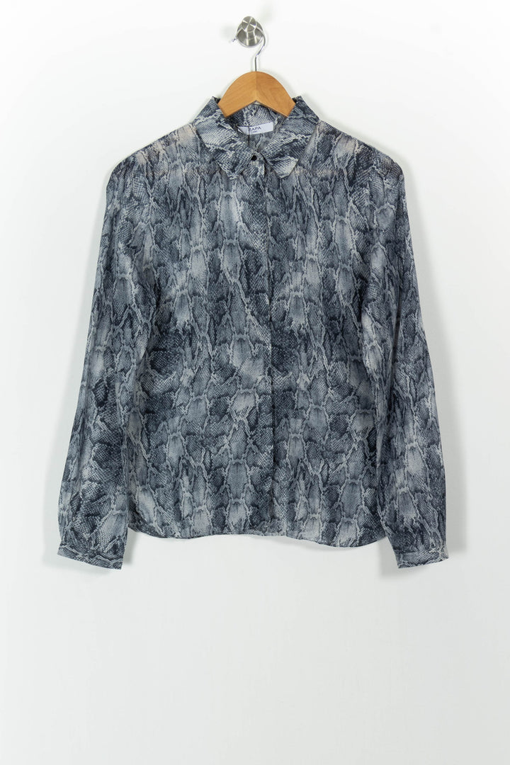 Chemise Bleu et Gris - Taille S/36 de la marque ZAPA | PARAD85635 - Vendu par Paradigme - Image 2