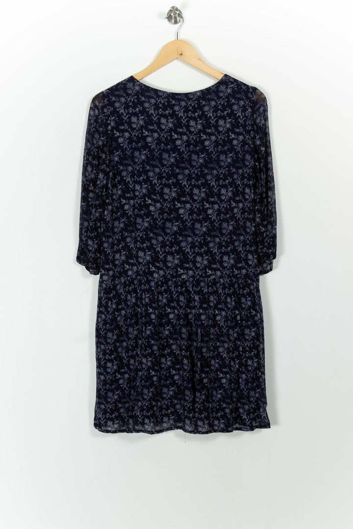 Robe Fleurie Bleue - Taille S/36 de la marque Pablo | PARAD85638 - Vendu par Paradigme - Image 4