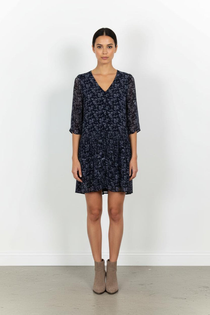 Robe Fleurie Bleue - Taille S/36 de la marque Pablo | PARAD85638 - Vendu par Paradigme - Image 1