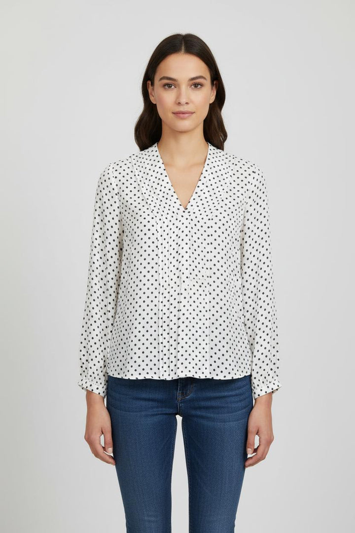 Blouse Blanche et Noire - Taille M/38 de la marque Maison 123 | PARAD85639 - Vendu par Paradigme - Image 1