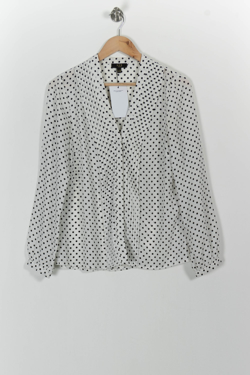 Blouse Blanche et Noire - Taille M/38 de la marque Maison 123 | PARAD85639 - Vendu par Paradigme - Image 2