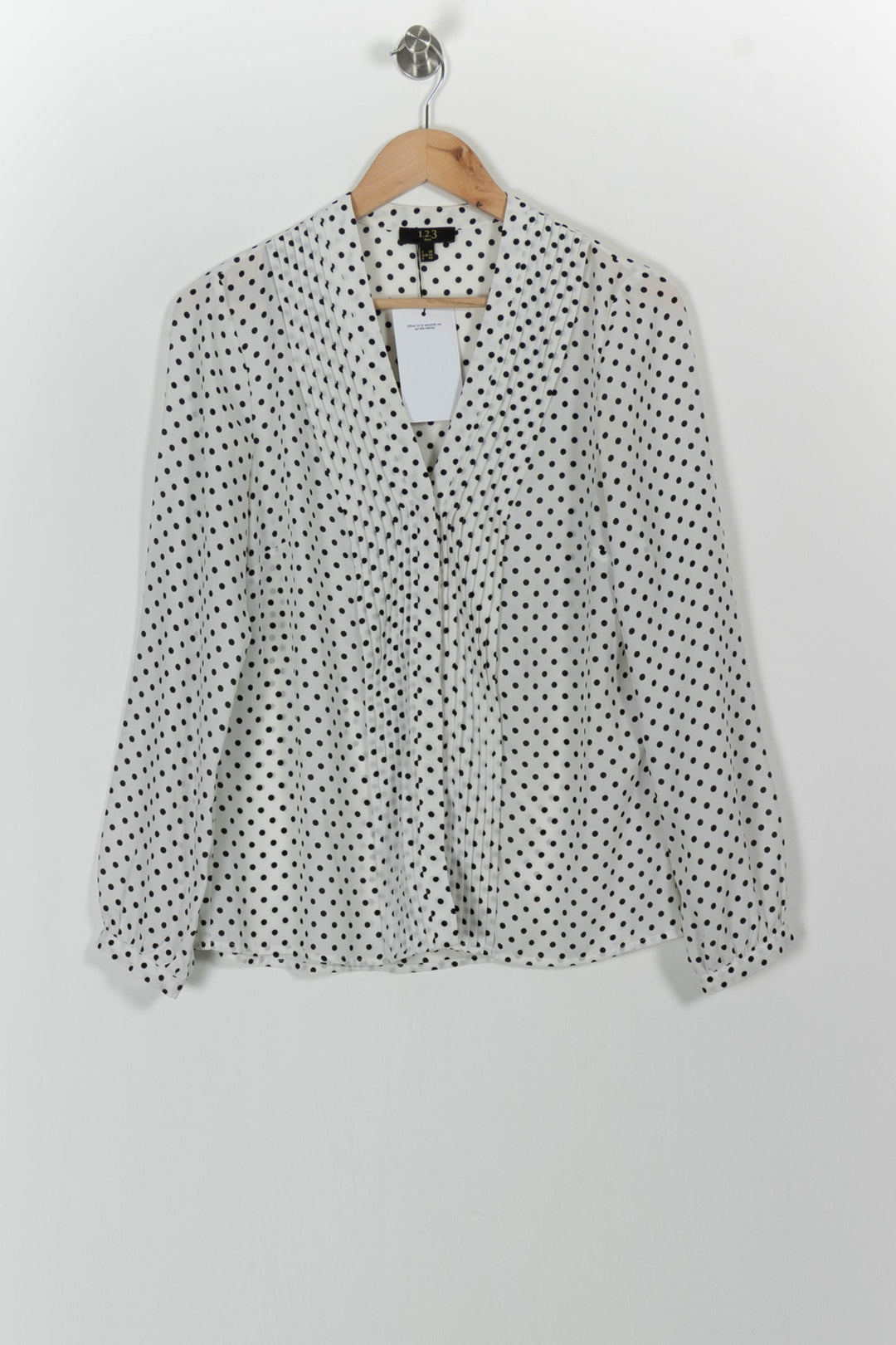 Blouse Blanche et Noire - Taille M/38 de la marque Maison 123 | PARAD85639 - Vendu par Paradigme - Image 2