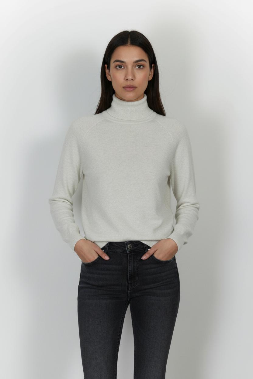Pull Col Roulé Blanc - Taille XS/34 de la marque Liu Jo | PARAD85644 - Vendu par Paradigme - Image 1
