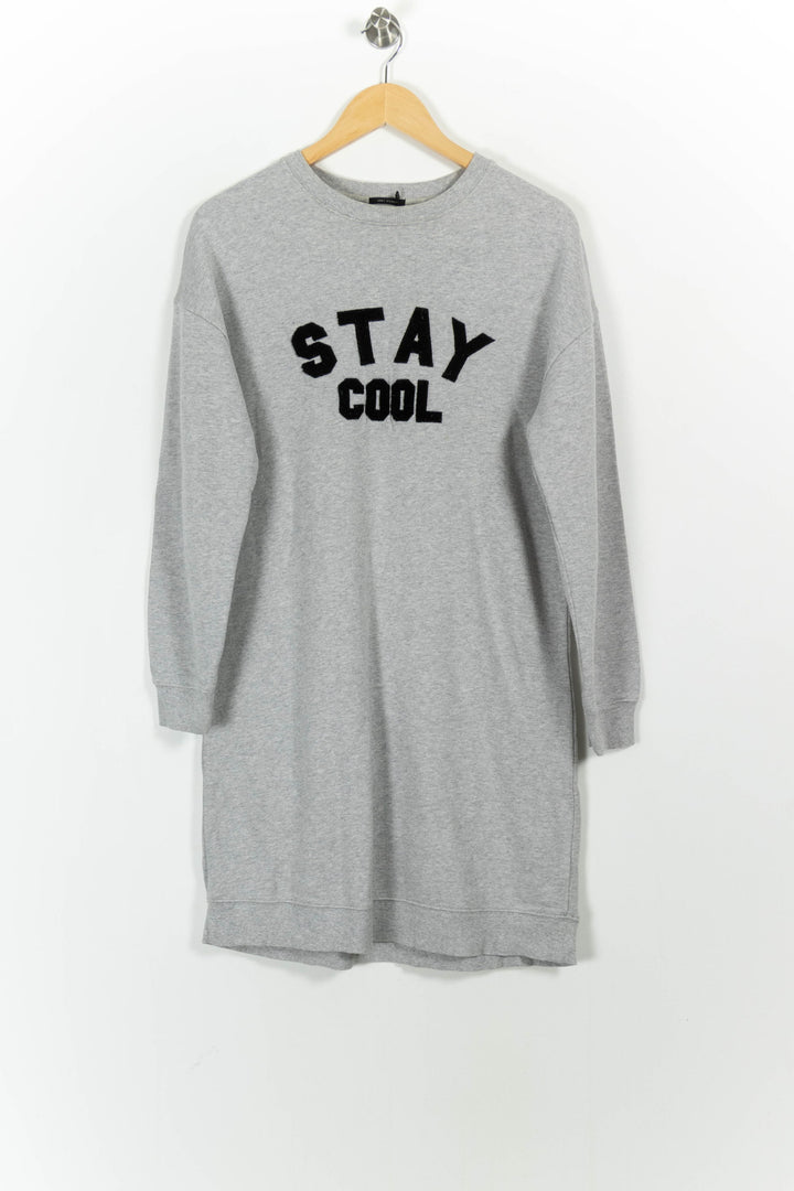 Robe Sweat Gris - Taille S/36 de la marque IKKS | PARAD85652 - Vendu par Paradigme - Image 2