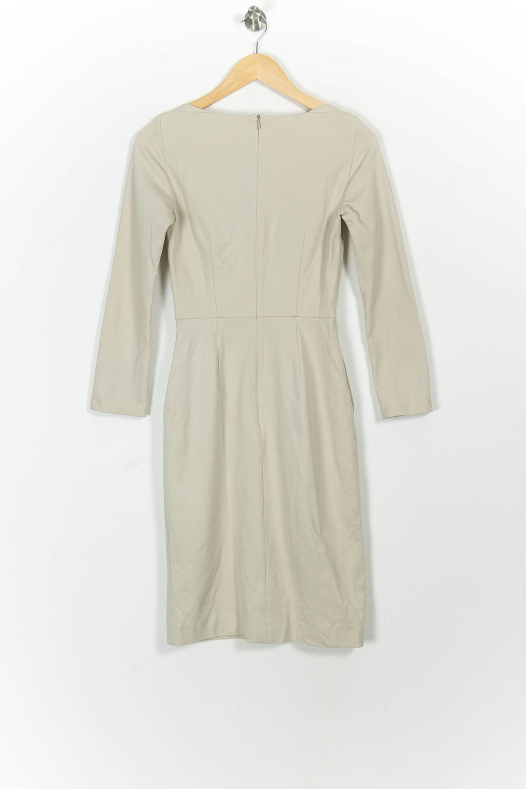 Robe Midi Beige - Taille S/36 de la marque Tara Jarmon | PARAD85664 - Vendu par Paradigme - Image 4