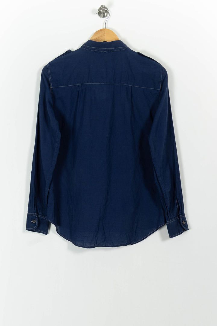 Chemise Bleue - Taille M/38 de la marque Sud express | PARAD85666 - Vendu par Paradigme - Image 4