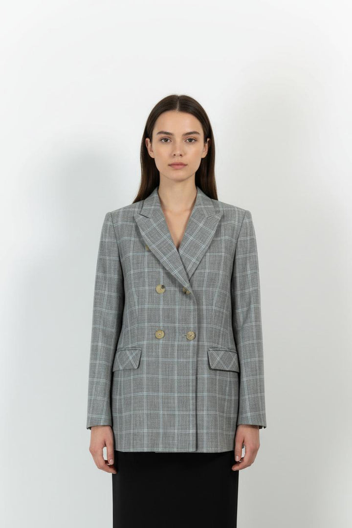 Blazer Gris - Taille M/38 de la marque Sandro | PARAD85671 - Vendu par Paradigme - Image 1