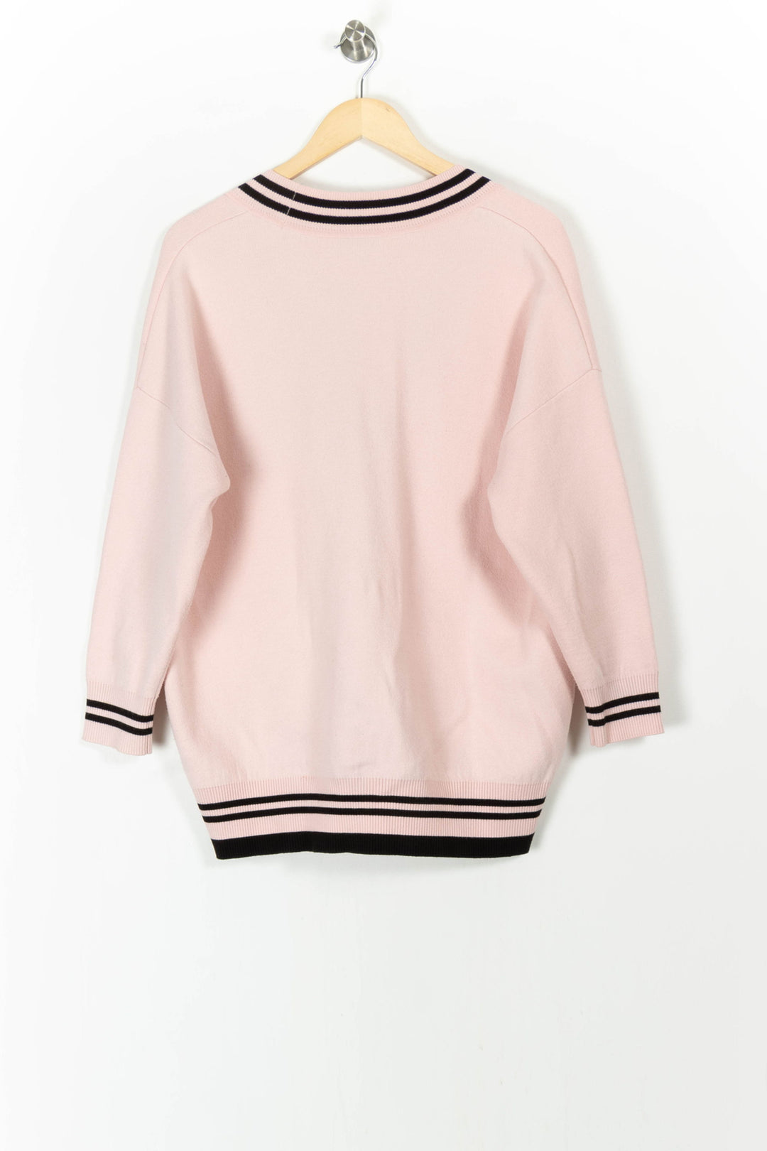 Cardigan Rose et Noir - Taille S/36 de la marque Sandro | PARAD85672 - Vendu par Paradigme - Image 4