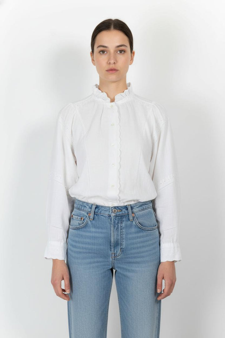 Blouse Blanche - Taille S/36 de la marque Isabel Marant étoile | PARAD85676 - Vendu par Paradigme - Image 1