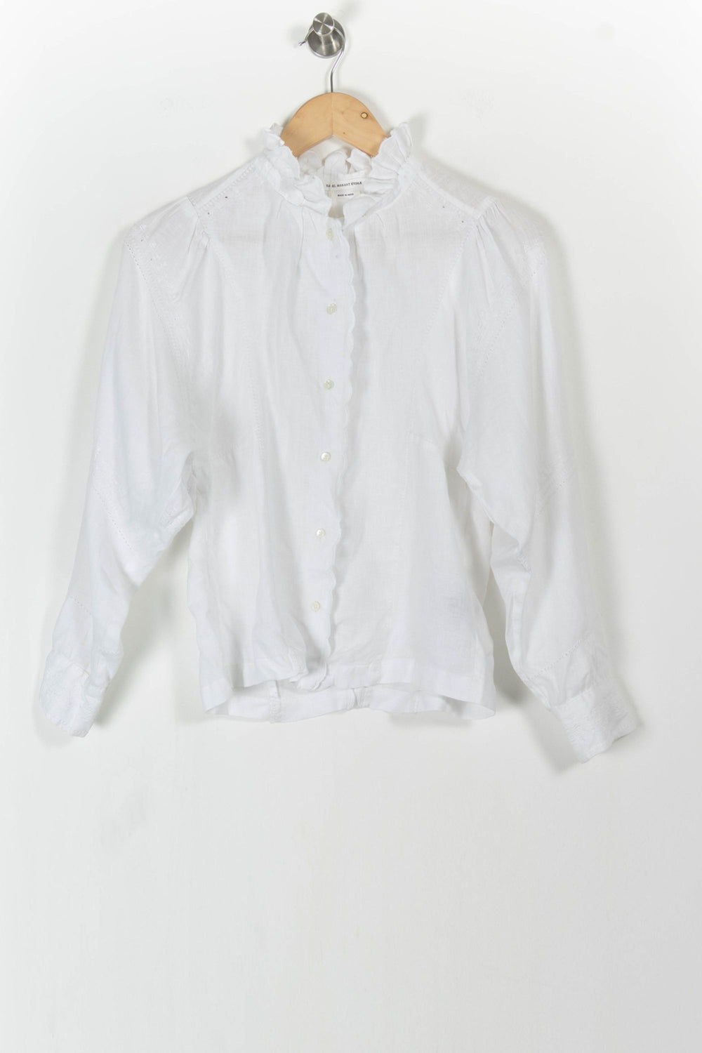 Blouse Blanche - Taille S/36 de la marque Isabel Marant étoile | PARAD85676 - Vendu par Paradigme - Image 2