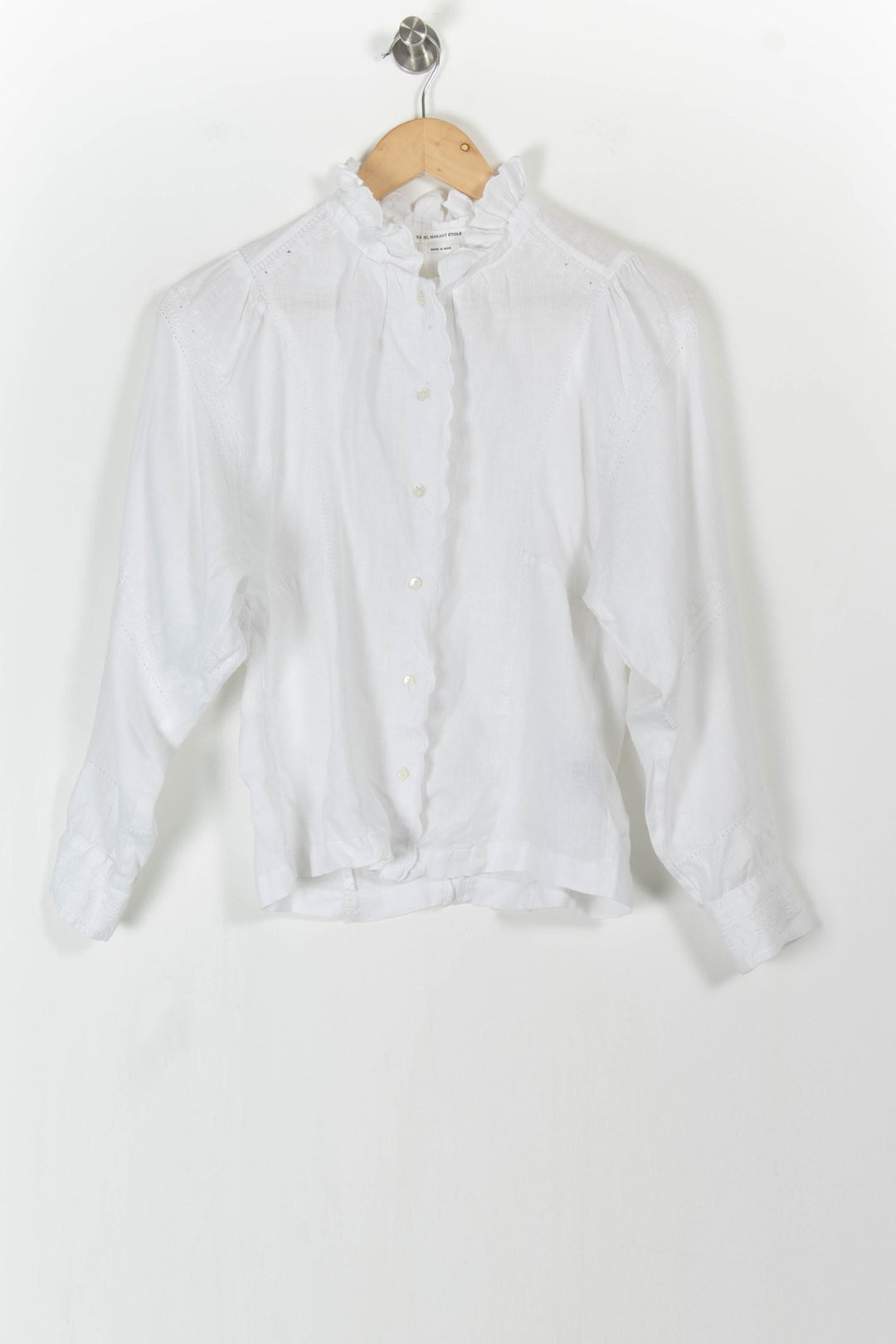 Blouse Blanche - Taille S/36 de la marque Isabel Marant étoile | PARAD85676 - Vendu par Paradigme - Image 2