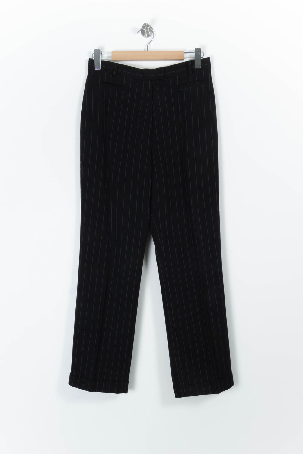Pantalon Rayé Noir - Taille XL/42 de la marque Gerard Darel | PARAD85677 - Vendu par Paradigme - Image 2