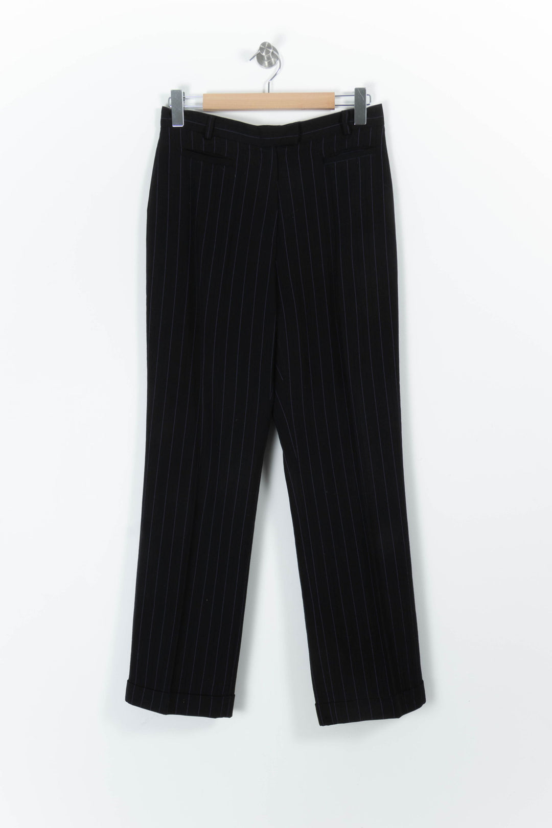 Pantalon Rayé Noir - Taille XL/42 de la marque Gerard Darel | PARAD85677 - Vendu par Paradigme - Image 2