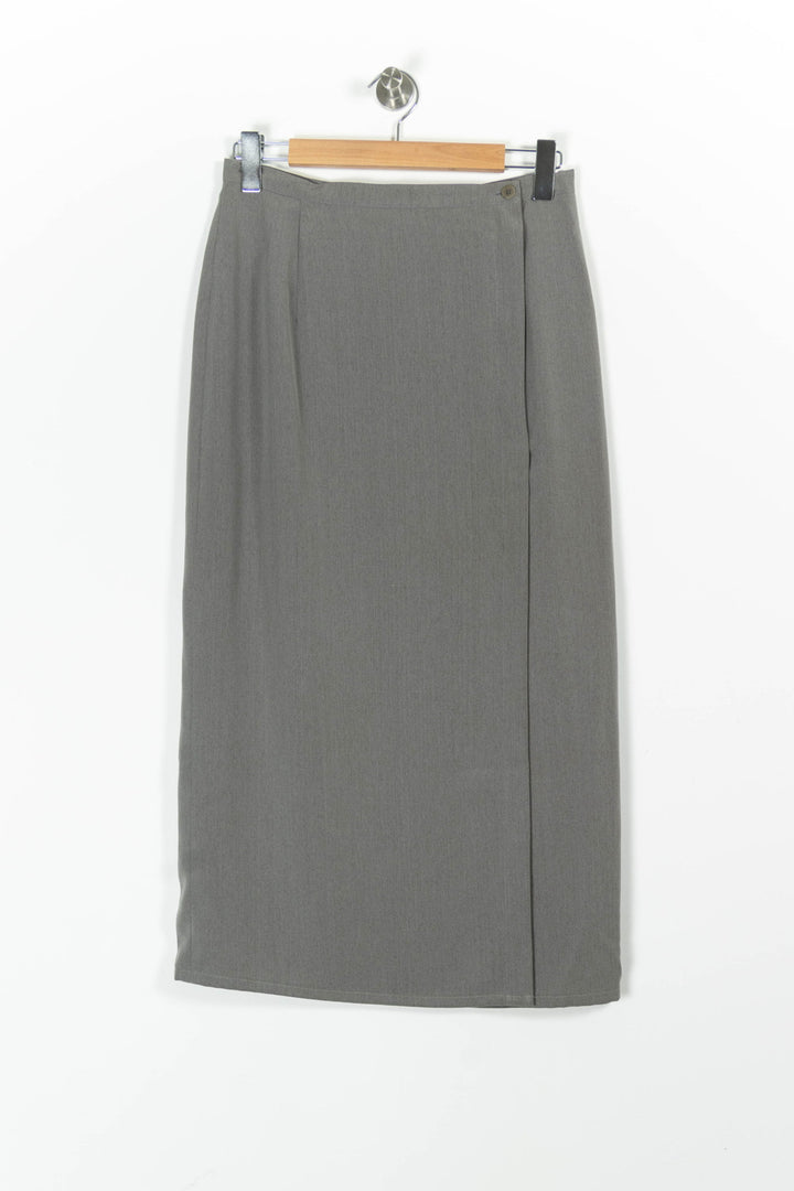 Jupe Longue Grise - Taille XL/42 de la marque Gerard Darel | PARAD85680 - Vendu par Paradigme - Image 2