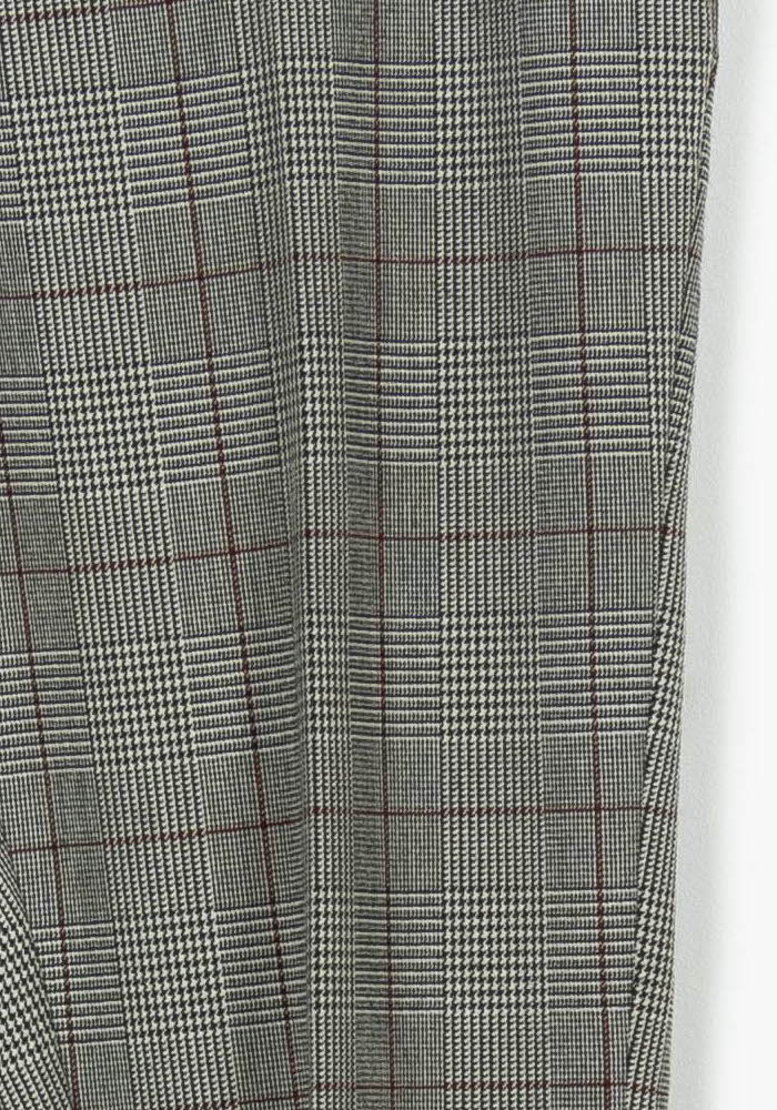 Pantalon Carreaux Gris et Noir - Taille S/36 de la marque IKKS | PARAD85681 - Vendu par Paradigme - Image 3