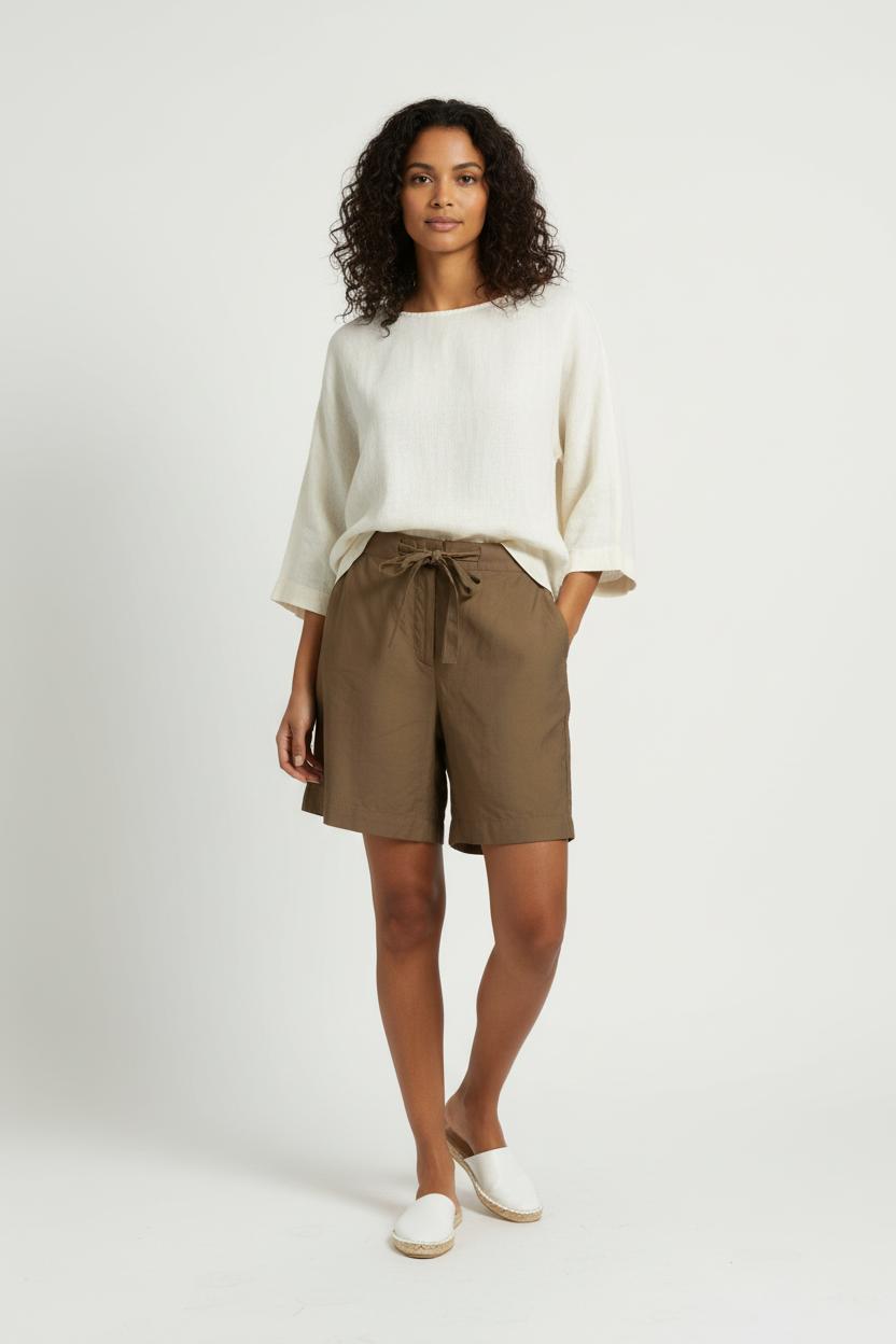 Short Taille Haute Marron - Taille XXXL/46 de la marque Aigle | PARAD85683 - Vendu par Paradigme - Image 1