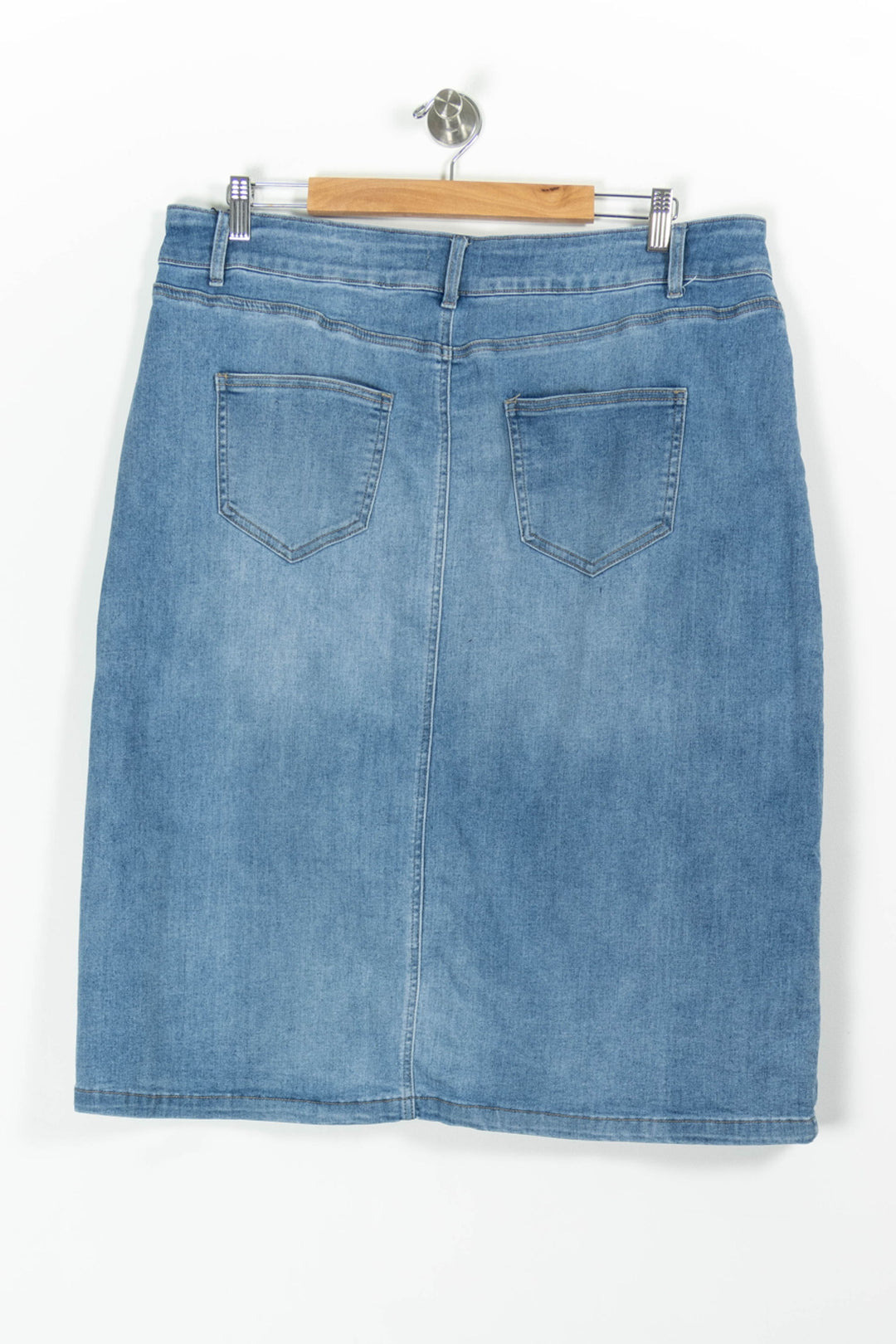 Jupe Crayon Bleu - Taille XXXL/46 de la marque Maison 123 | PARAD85684 - Vendu par Paradigme - Image 4