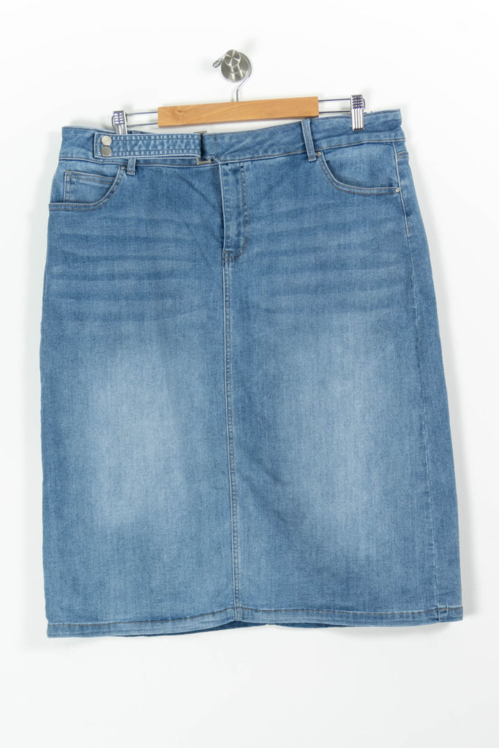 Jupe Crayon Bleu - Taille XXXL/46 de la marque Maison 123 | PARAD85684 - Vendu par Paradigme - Image 2