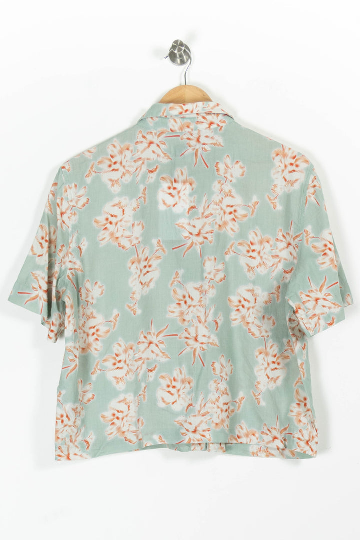 Chemise à fleurs Verte et Orange - Taille XXL/44 de la marque Aigle | PARAD85688 - Vendu par Paradigme - Image 4