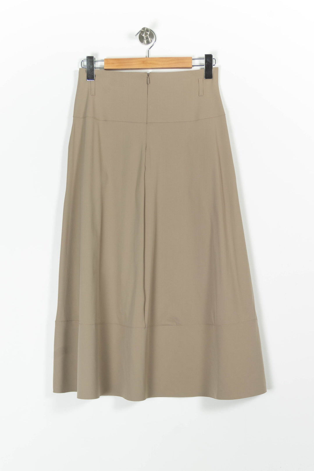 Jupe Longue Marron - Taille M/38 de la marque Max Mara | PARAD85695 - Vendu par Paradigme - Image 4