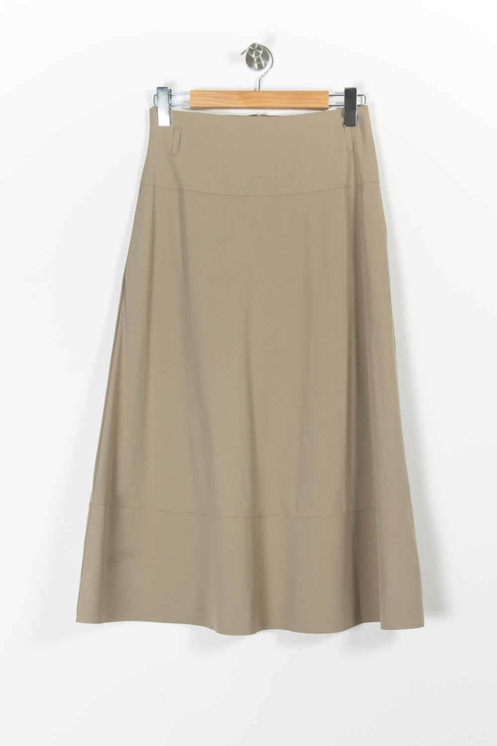 Jupe Longue Marron - Taille M/38 de la marque Max Mara | PARAD85695 - Vendu par Paradigme - Image 2