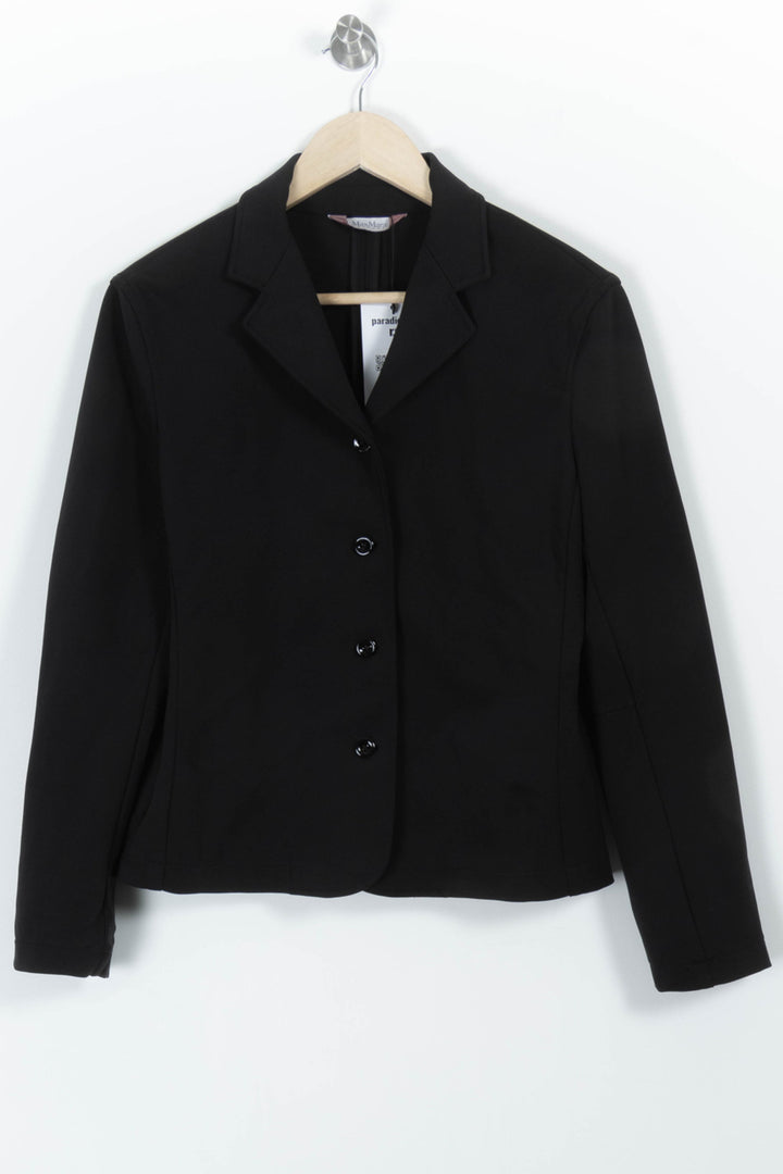 Veste Noire - Taille M/38 de la marque Max Mara | PARAD85696 - Vendu par Paradigme - Image 2