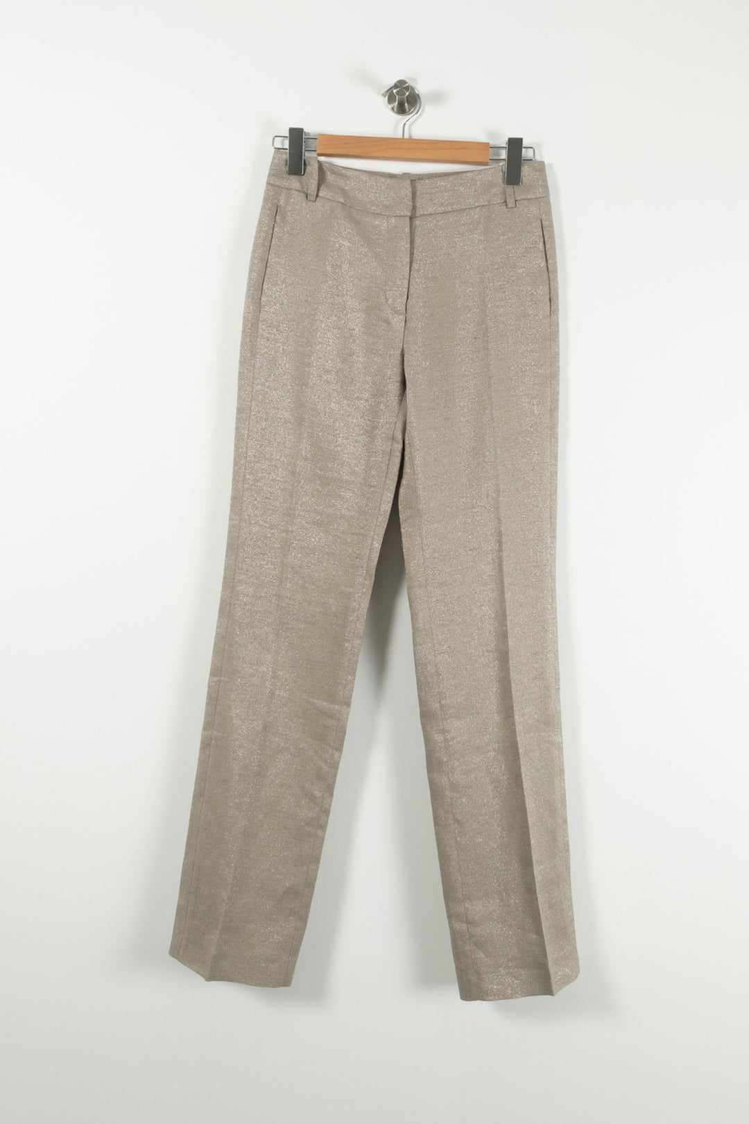 Pantalon Droit Doré - Taille S/36 de la marque Gerard Darel | PARAD85697 - Vendu par Paradigme - Image 2