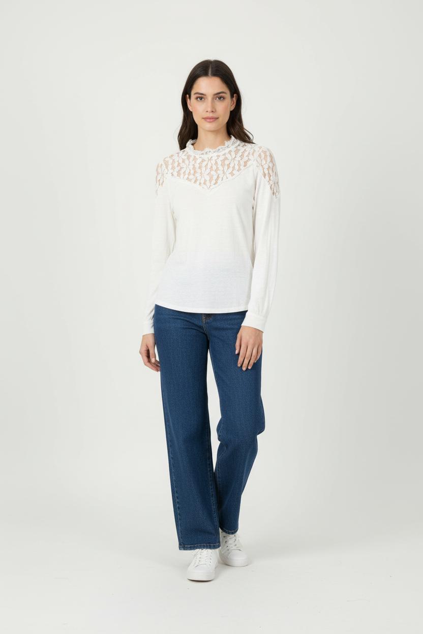 Blouse Blanche - Taille S/36 de la marque Claudie Pierlot | PARAD85700 - Vendu par Paradigme - Image 1