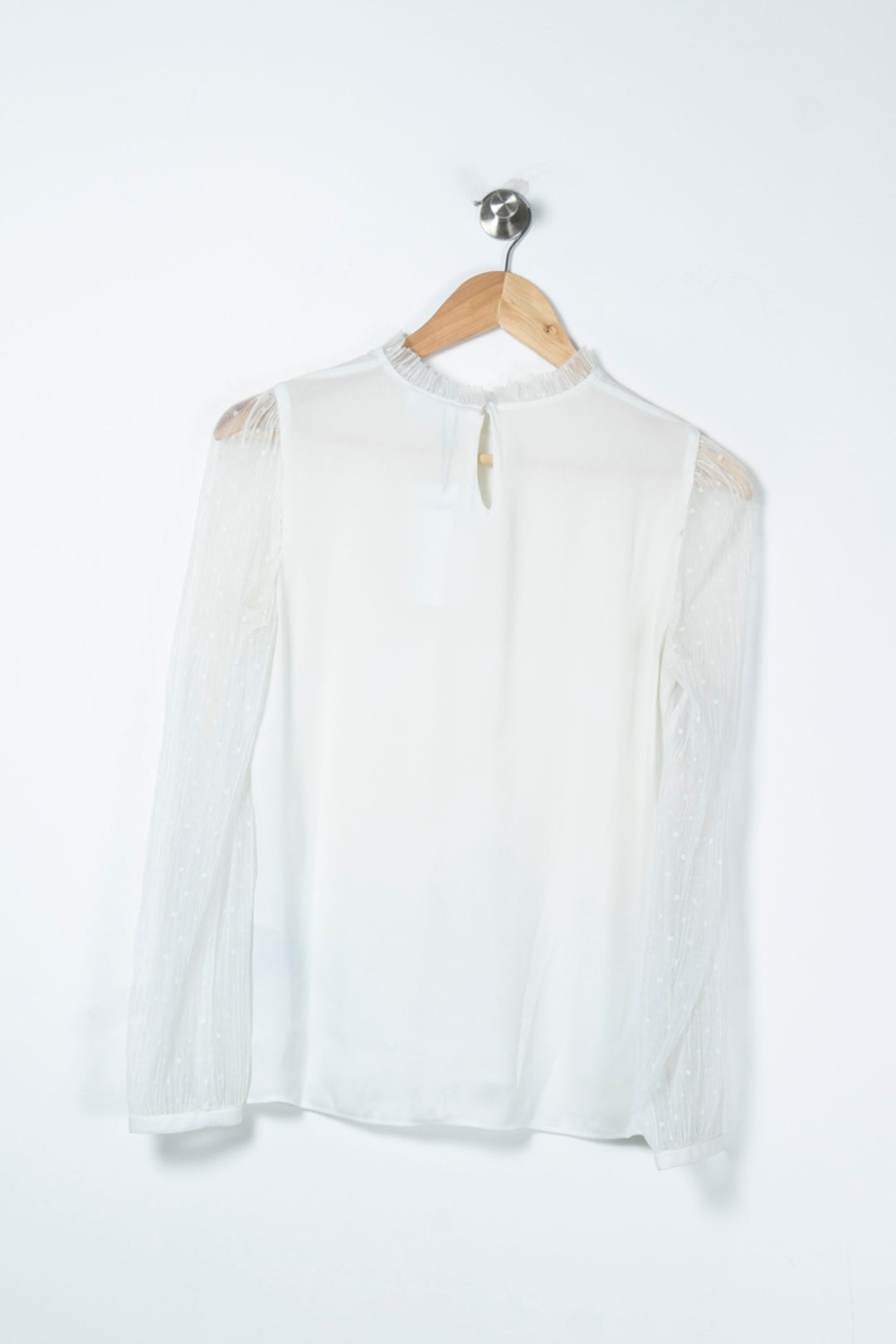 Blouse Blanche - Taille S/36 de la marque Claudie Pierlot | PARAD85702 - Vendu par Paradigme - Image 4