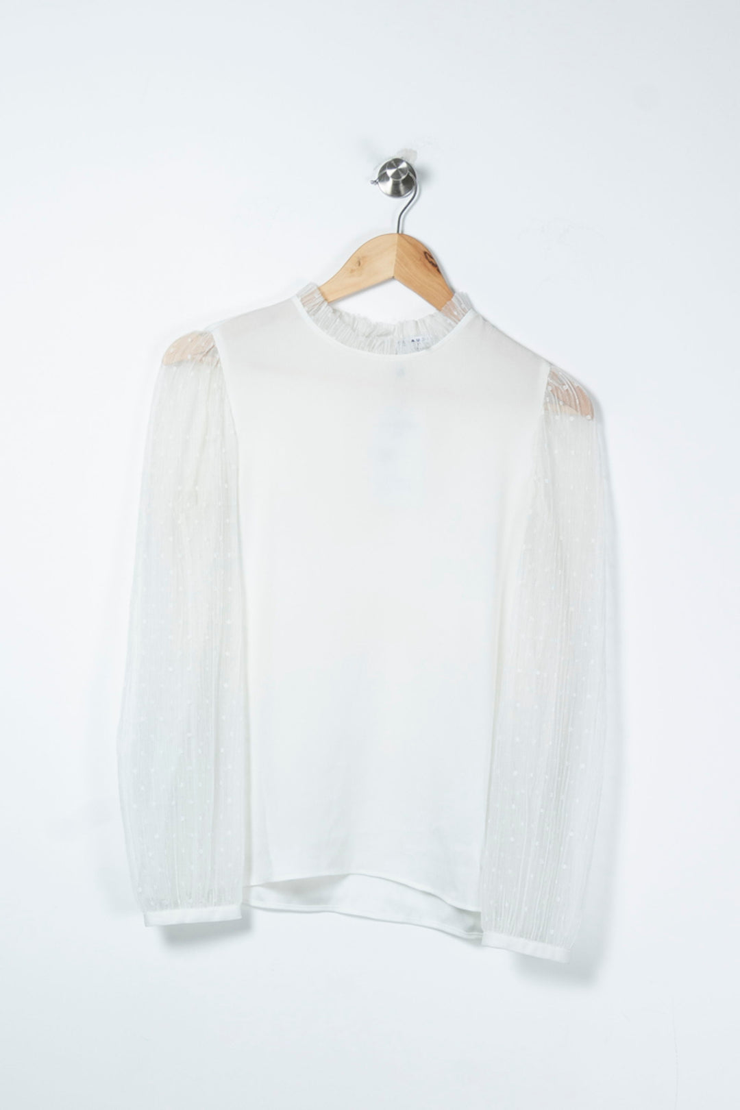 Blouse Blanche - Taille S/36 de la marque Claudie Pierlot | PARAD85702 - Vendu par Paradigme - Image 2