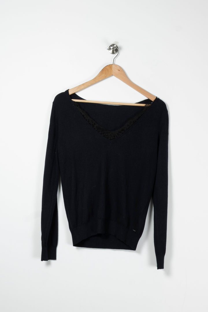 Pull Bleu - Taille S/36 de la marque IKKS | PARAD85703 - Vendu par Paradigme - Image 2