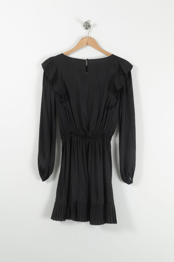 Robe Plissée Noire - Taille S/36 de la marque The Kooples | PARAD85708 - Vendu par Paradigme - Image 4