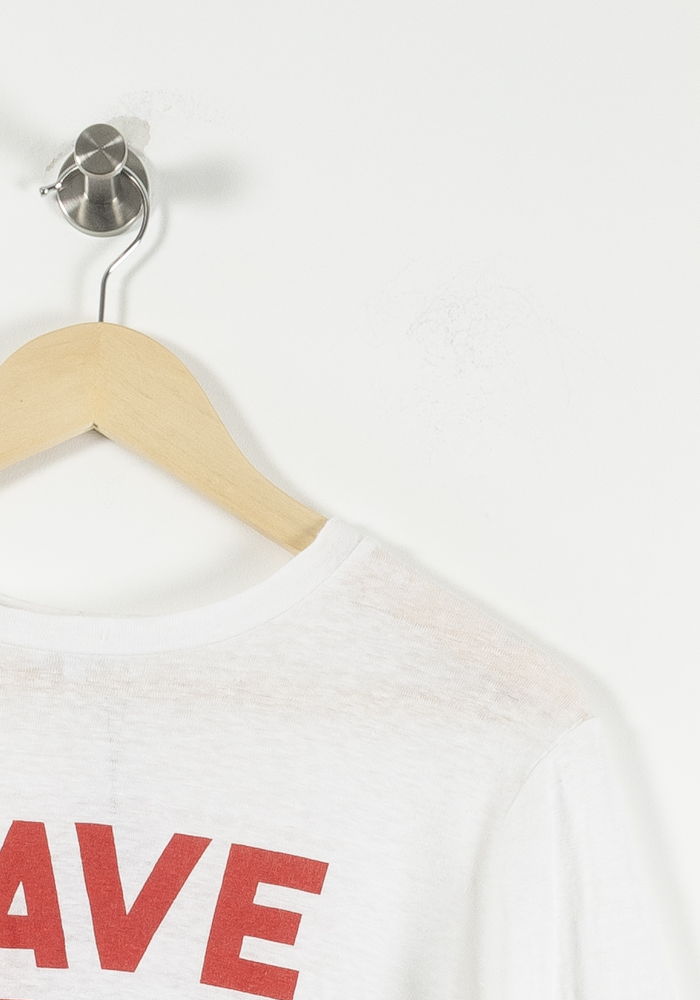 Tee-shirt Blanc et Rouge - Taille S/36 de la marque Claudie Pierlot | PARAD85712 - Vendu par Paradigme - Image 3