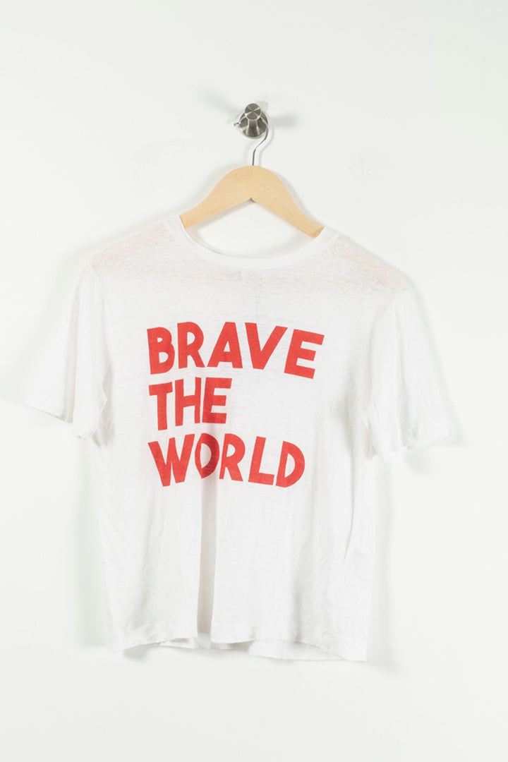 Tee-shirt Blanc et Rouge - Taille S/36 de la marque Claudie Pierlot | PARAD85712 - Vendu par Paradigme - Image 2