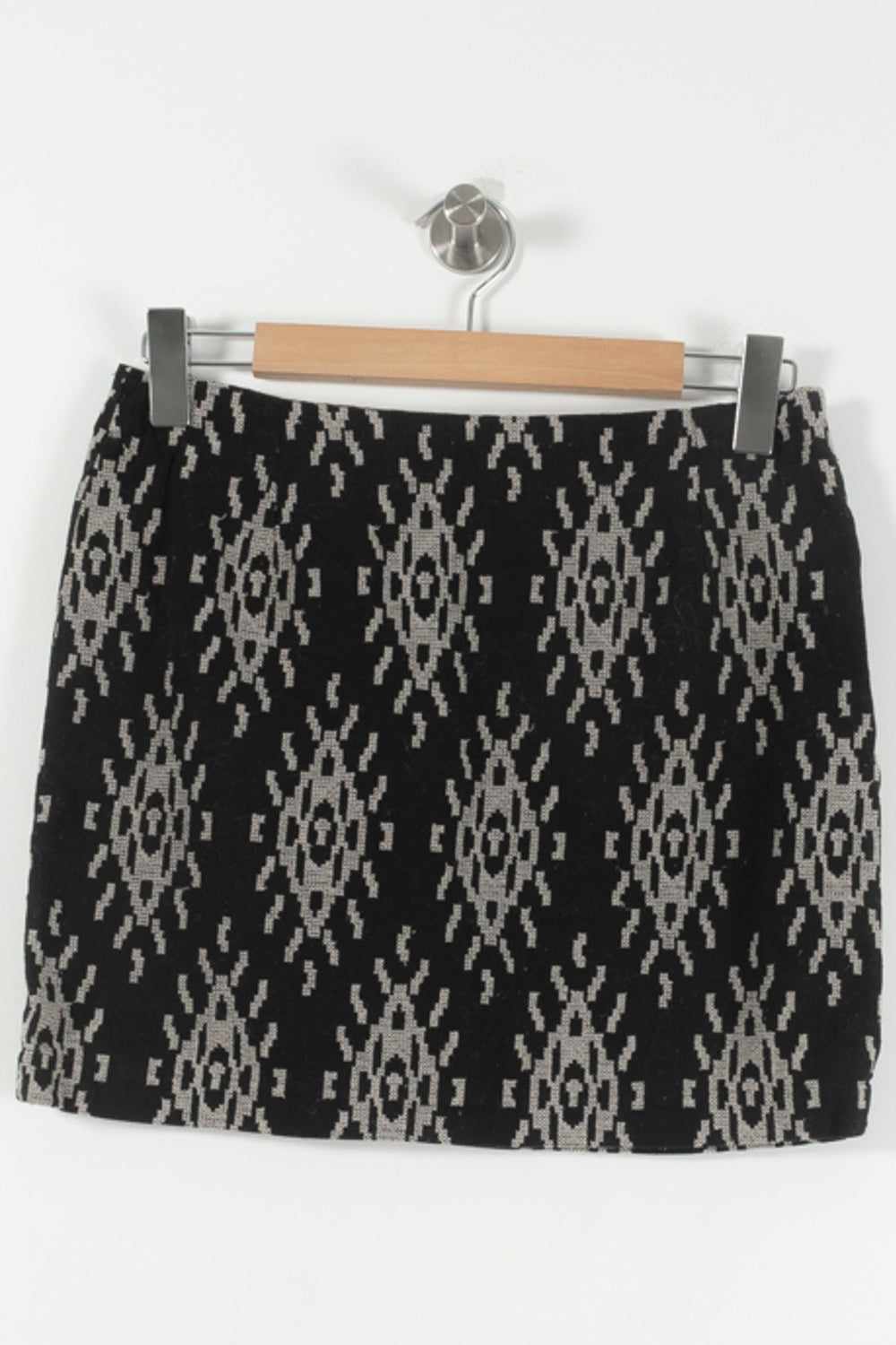 Jupe Droite Noire et Grise - Taille M/38 de la marque Comptoir des Cotonniers | PARAD85718 - Vendu par Paradigme - Image 2