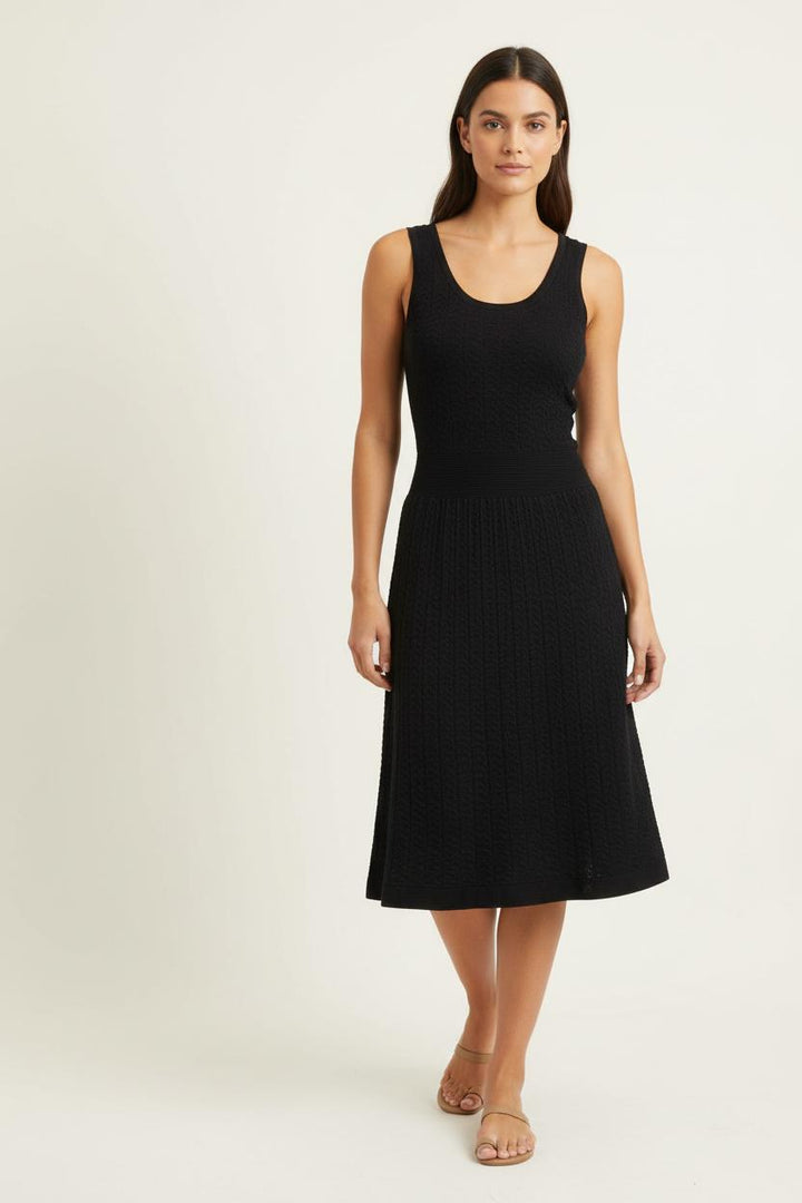 Robe Sans Manches Noire - Taille S/36 de la marque Sandro | PARAD85720 - Vendu par Paradigme - Image 1