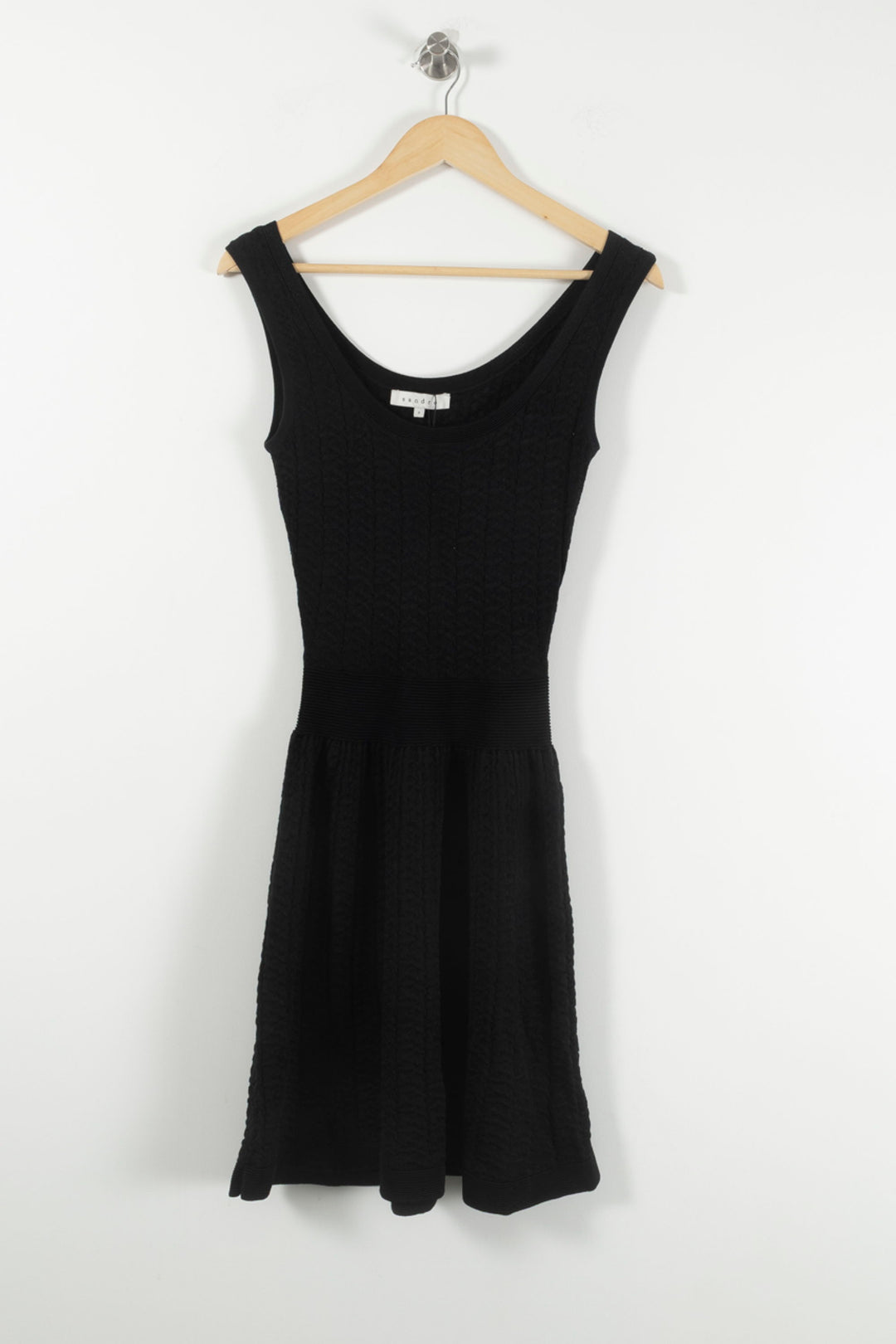 Robe Sans Manches Noire - Taille S/36 de la marque Sandro | PARAD85720 - Vendu par Paradigme - Image 2