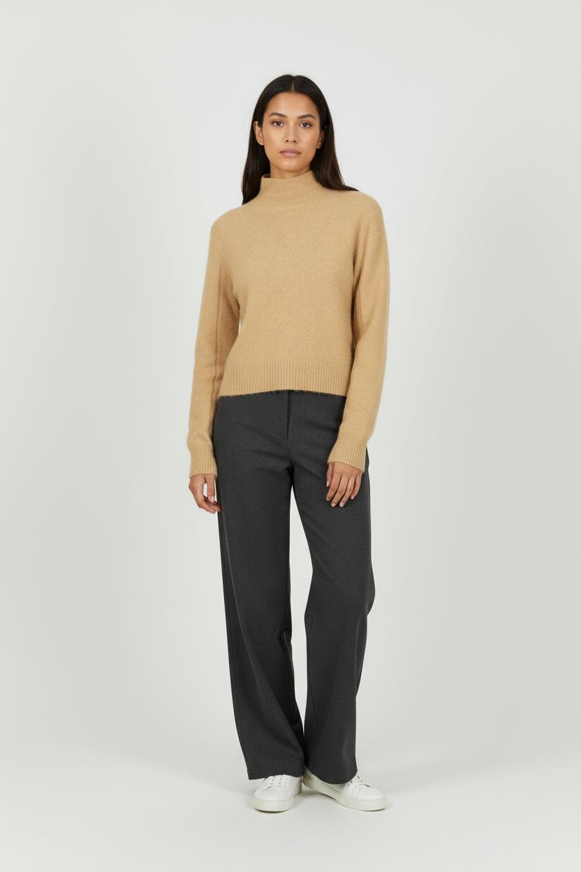 Pull Beige - Taille S/36 de la marque American Vintage | PARAD85723 - Vendu par Paradigme - Image 1