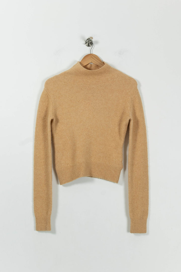 Pull Beige - Taille S/36 de la marque American Vintage | PARAD85723 - Vendu par Paradigme - Image 2
