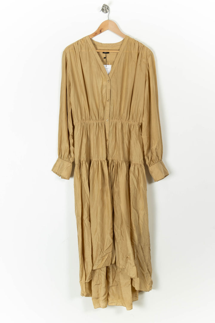 Robe Longue Marron - Taille M/38 de la marque Joseph | PARAD85724 - Vendu par Paradigme - Image 2