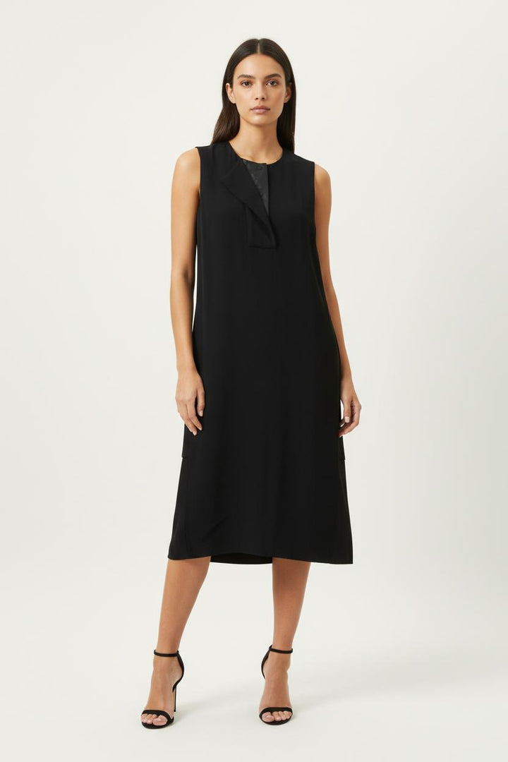 Robe Midi Noire - Taille XS/34 de la marque Bimba y Lola | PARAD85729 - Vendu par Paradigme - Image 1