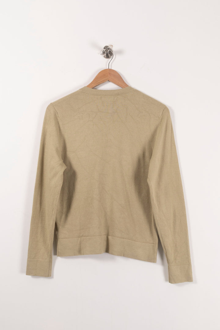 Cardigan Beige - Taille S/36 de la marque Galeries Lafayette | PARAD85736 - Vendu par Paradigme - Image 4