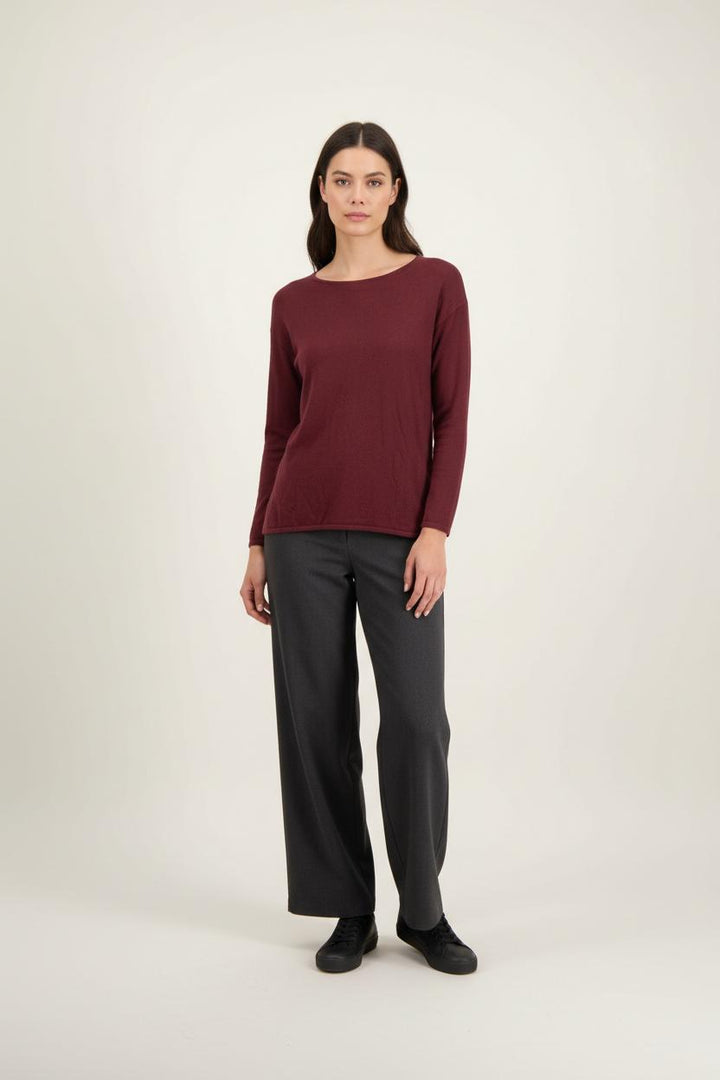 Pull Bordeaux - Taille M/38 de la marque Galeries Lafayette | PARAD85738 - Vendu par Paradigme - Image 1
