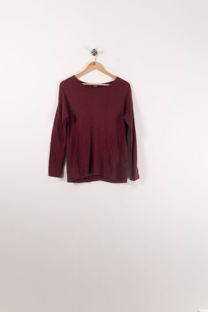Pull Bordeaux - Taille M/38 de la marque Galeries Lafayette | PARAD85738 - Vendu par Paradigme - Image 2