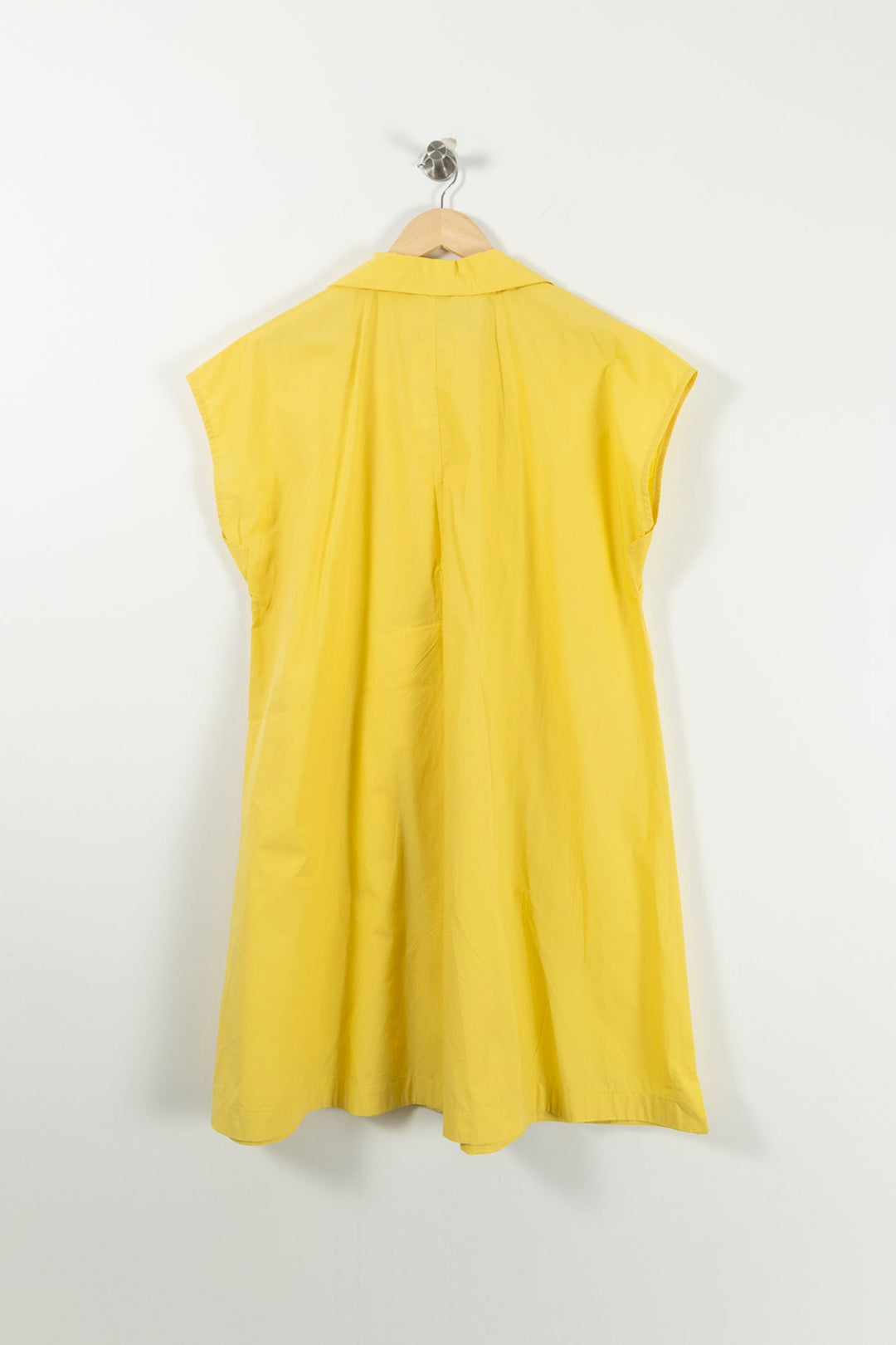 Robe Chemise Jaune - Taille L/40 de la marque Weekend Max Mara | PARAD85740 - Vendu par Paradigme - Image 4