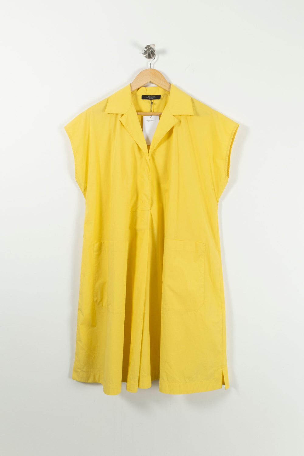 Robe Chemise Jaune - Taille L/40 de la marque Weekend Max Mara | PARAD85740 - Vendu par Paradigme - Image 2